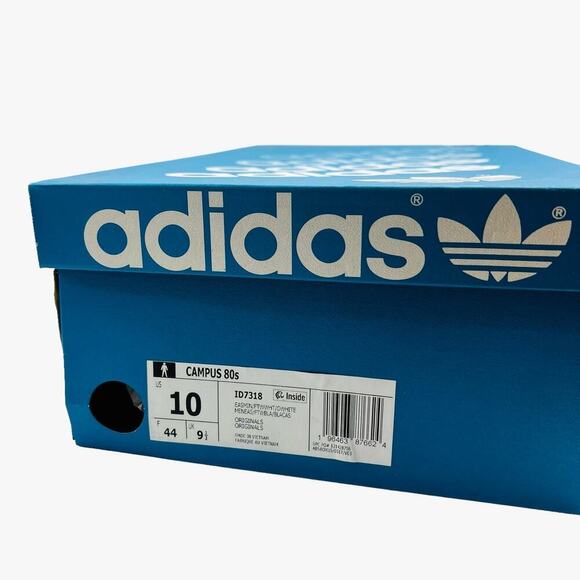 Adidas Originals Campus 80s Sneakers Turquoise‎ White Men’s Size 10 main image 7